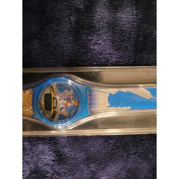 Vintage 1990s Disney Oliver & Company Fantasma Digital Watch Factory Sealed
